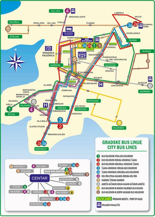 Leut Apartment, 3Min Beach, 15Min Center Pula Ngoại thất bức ảnh